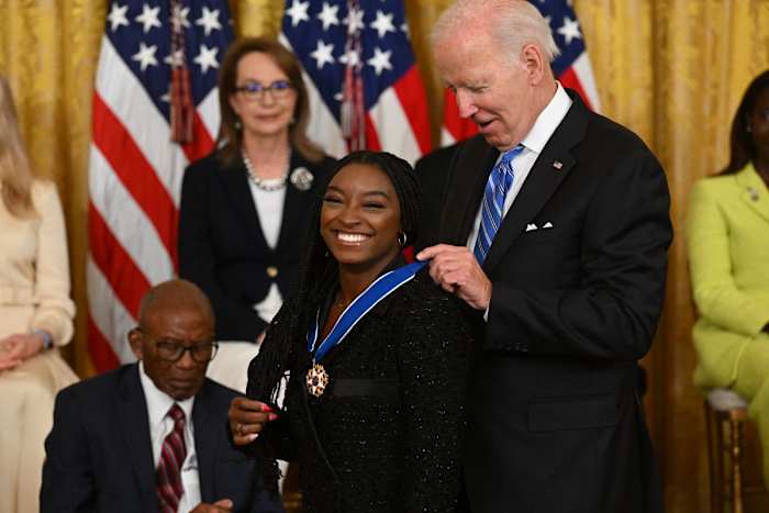 simone biles presidential medal of freedom